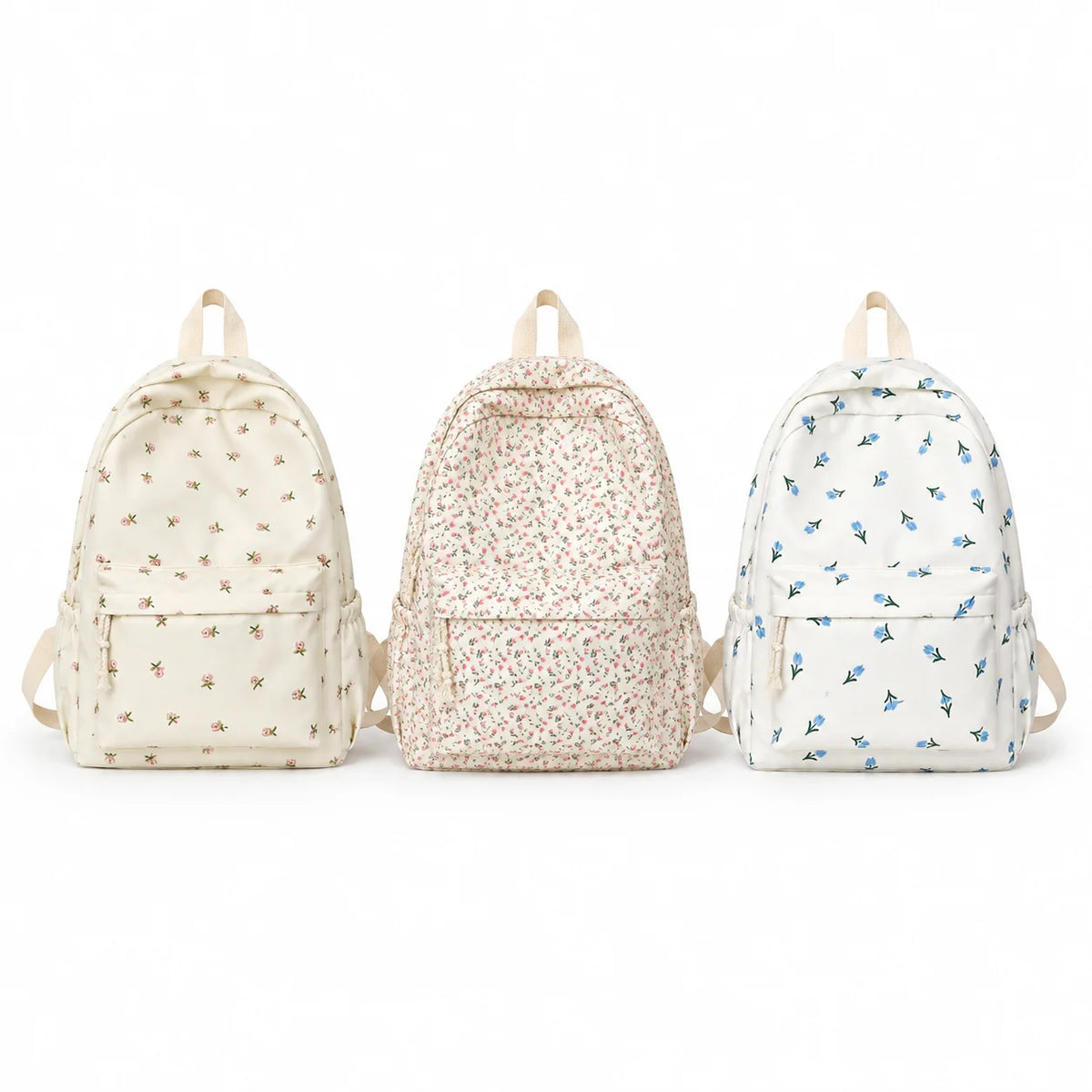 Women's Floral Print Backpack – Lightweight School & Travel Bag