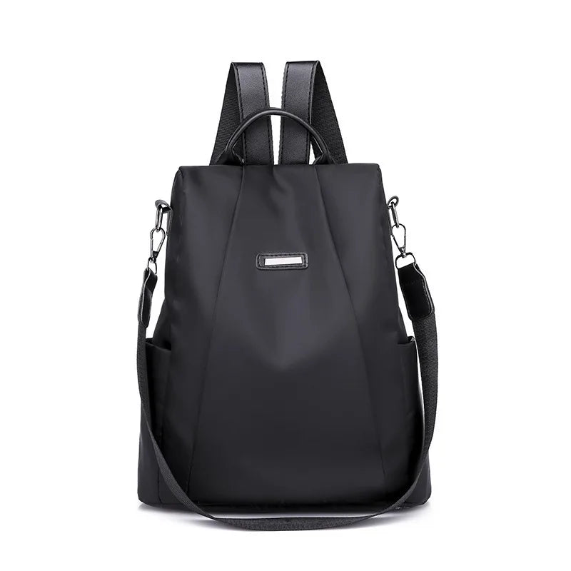 Women's Nylon Convertible Backpack Purse | Travel Daypack