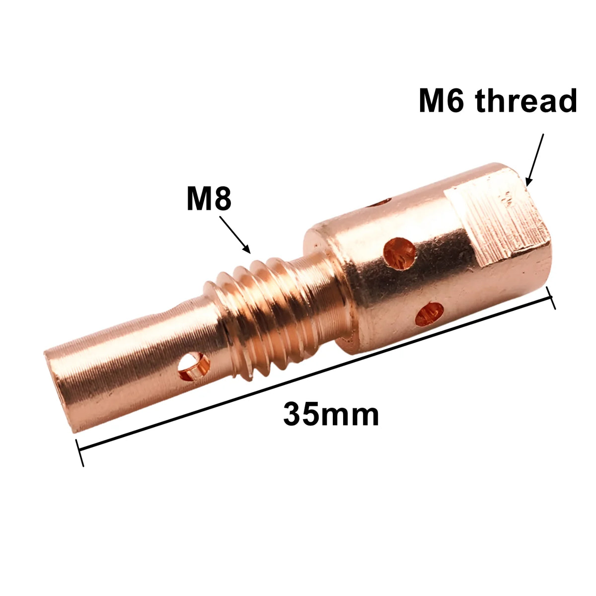 10-Pack MIG MAG Tip Holder Gas Diffuser MB25 25AK M6 35mm