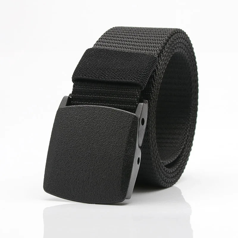 MYMC Men's Tactical Canvas Belt – Automatic Buckle