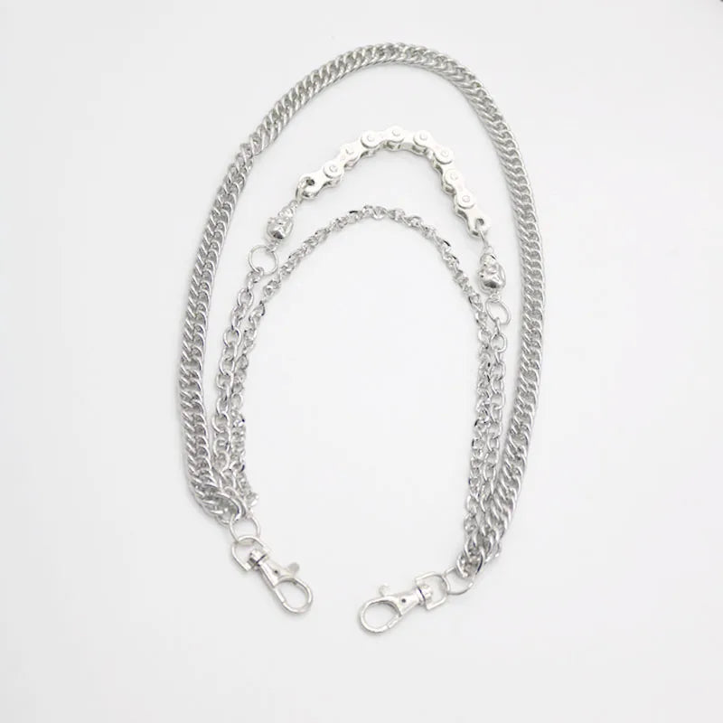 Men's Punk Silver Metal Waist Chain Belt – Rock Hip-Hop