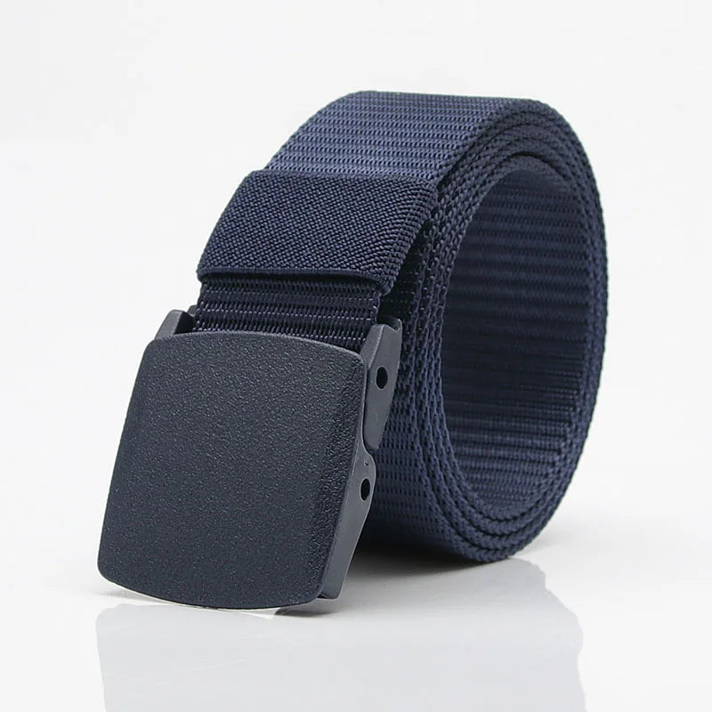 MYMC Men's Tactical Canvas Belt – Automatic Buckle