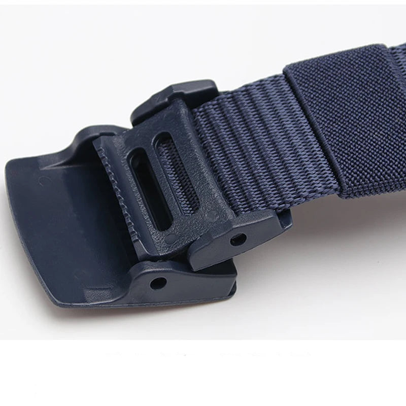 MYMC Men's Tactical Canvas Belt – Automatic Buckle