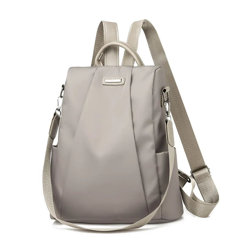 Women's Nylon Convertible Backpack Purse | Travel Daypack