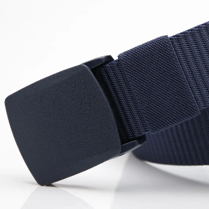 MYMC Men's Tactical Canvas Belt – Automatic Buckle