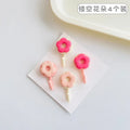 4-Pack Flower & Heart Adhesive Wall Hooks – No-Drill Hangers