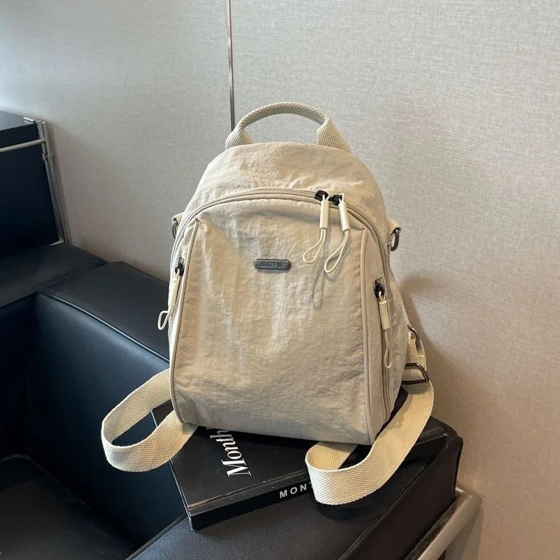 Women's Lightweight Nylon Mini Backpack Purse Convertible Bag