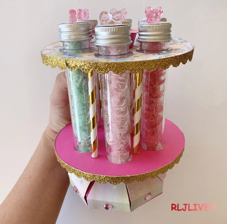 Test Tube Carousel Metal Cutting Dies – DIY Scrapbooking