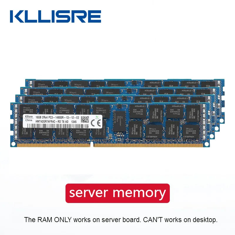 Kllisre DDR3 ECC REG Server RAM 8GB 16GB 32GB | X79 X58