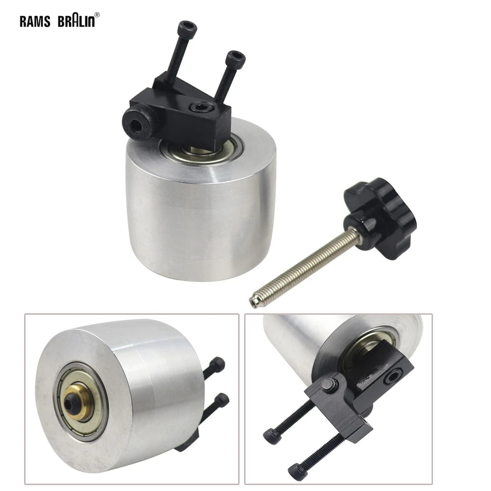 68×50mm Belt Grinder Aluminum Deviation Adjustment Active Wheel