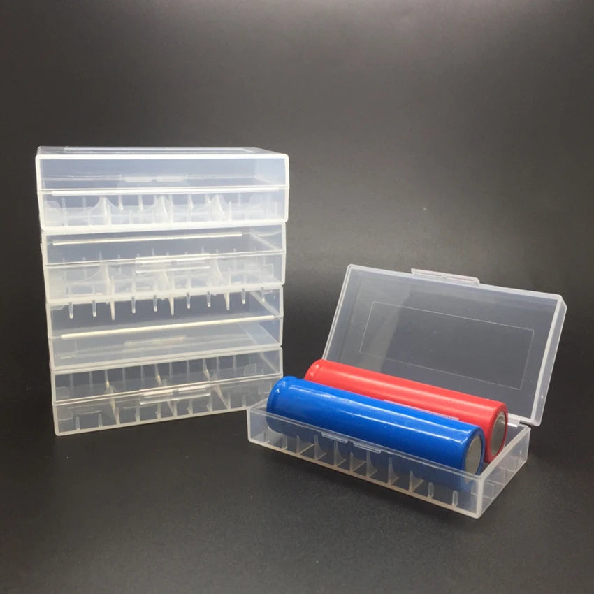 Plastic Battery Storage Case for 18650, CR123A & 16340