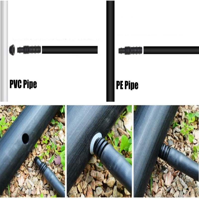 PE Pipe Seal Rings 16–20mm | Garden Irrigation Gaskets 10–100pk