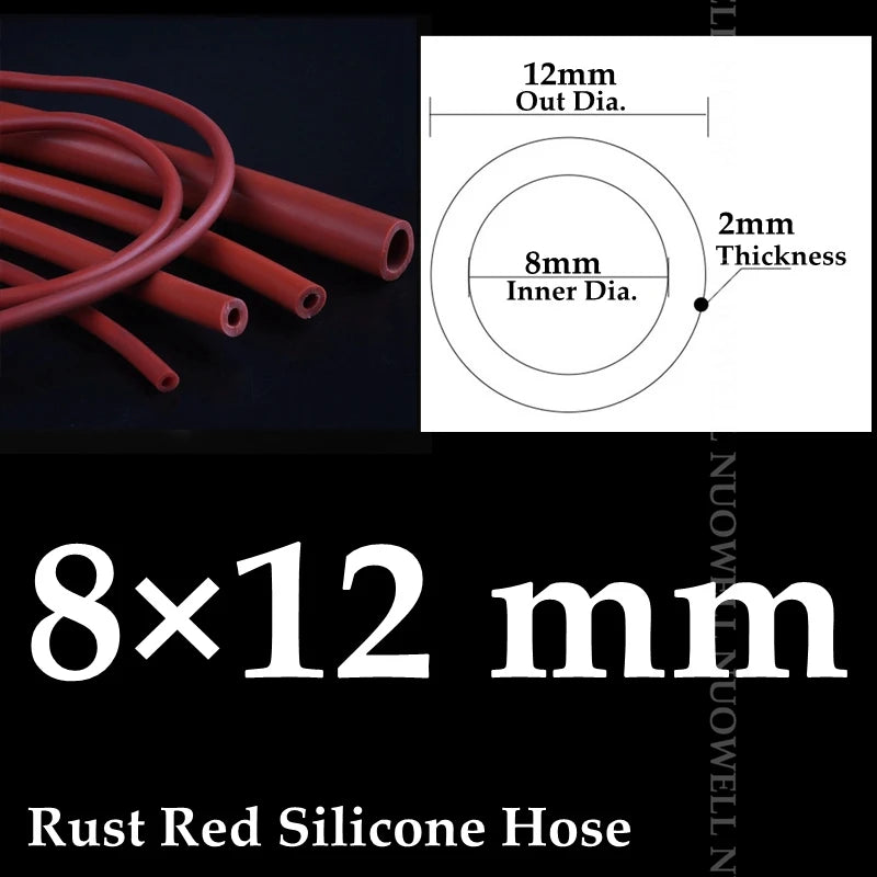 Food Grade Silicone Hose 100cm | Flexible Pipe 2–32mm I.D.