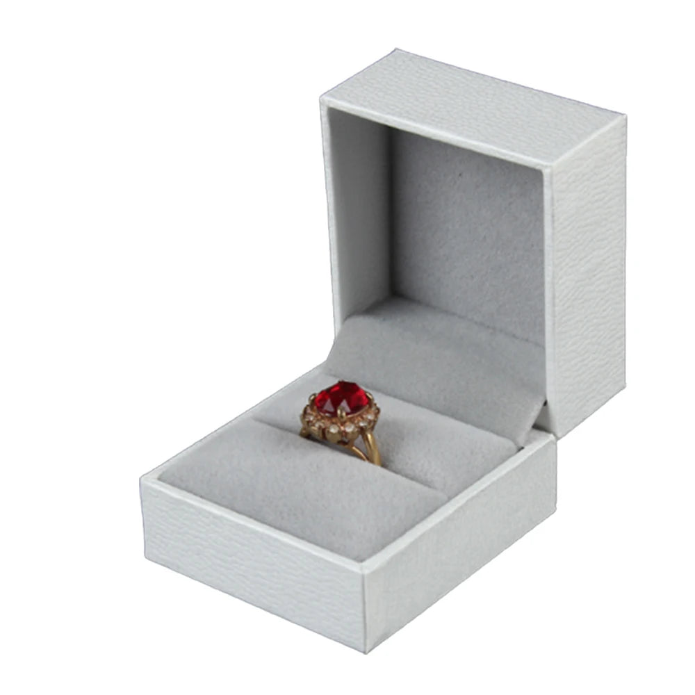 Beige Jewelry Box – Ring, Earring, Necklace & Bracelet Organizer