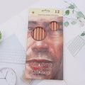 12 Skin Tone Pastel Pencils – 4B 5mm Core for Artists