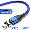 FONKEN Magnetic USB Type-C & Micro USB 3A Charging Cable