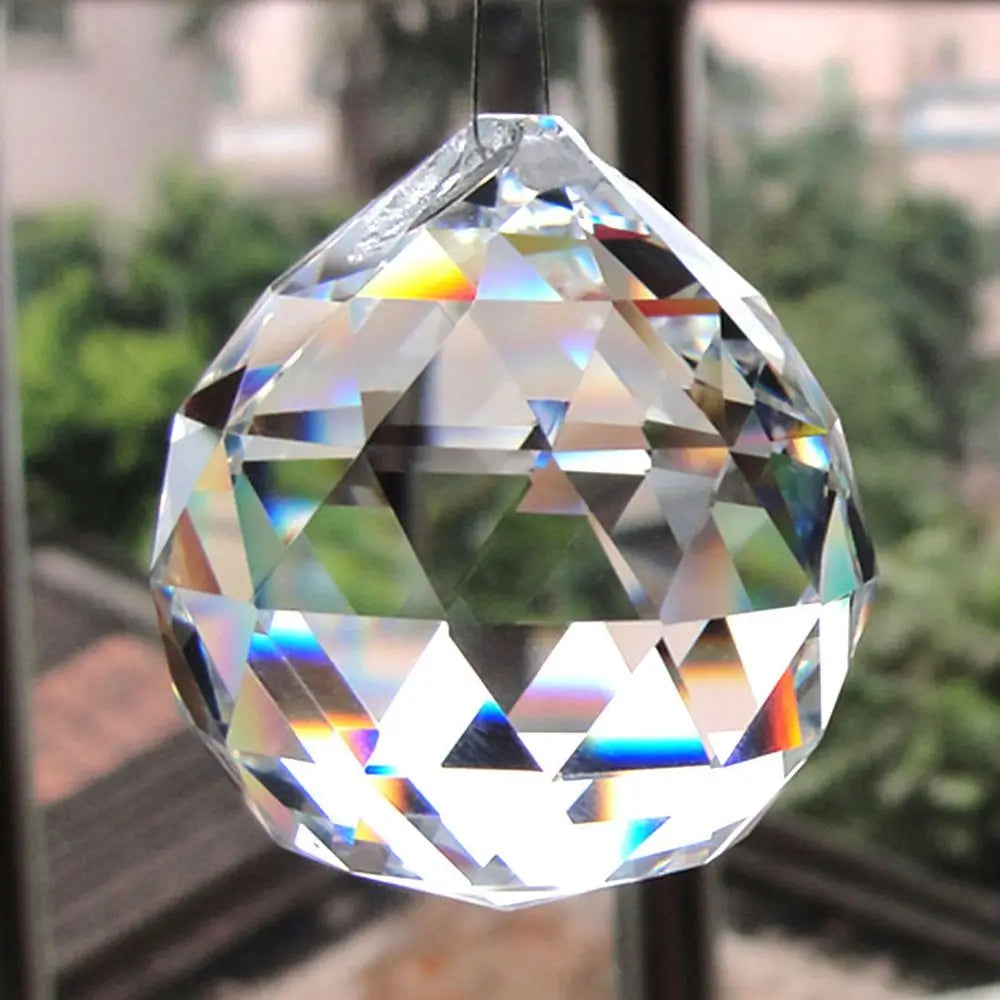 K9 Crystal Prism Ball Sun Catcher 20–60mm | Chandelier Pendant
