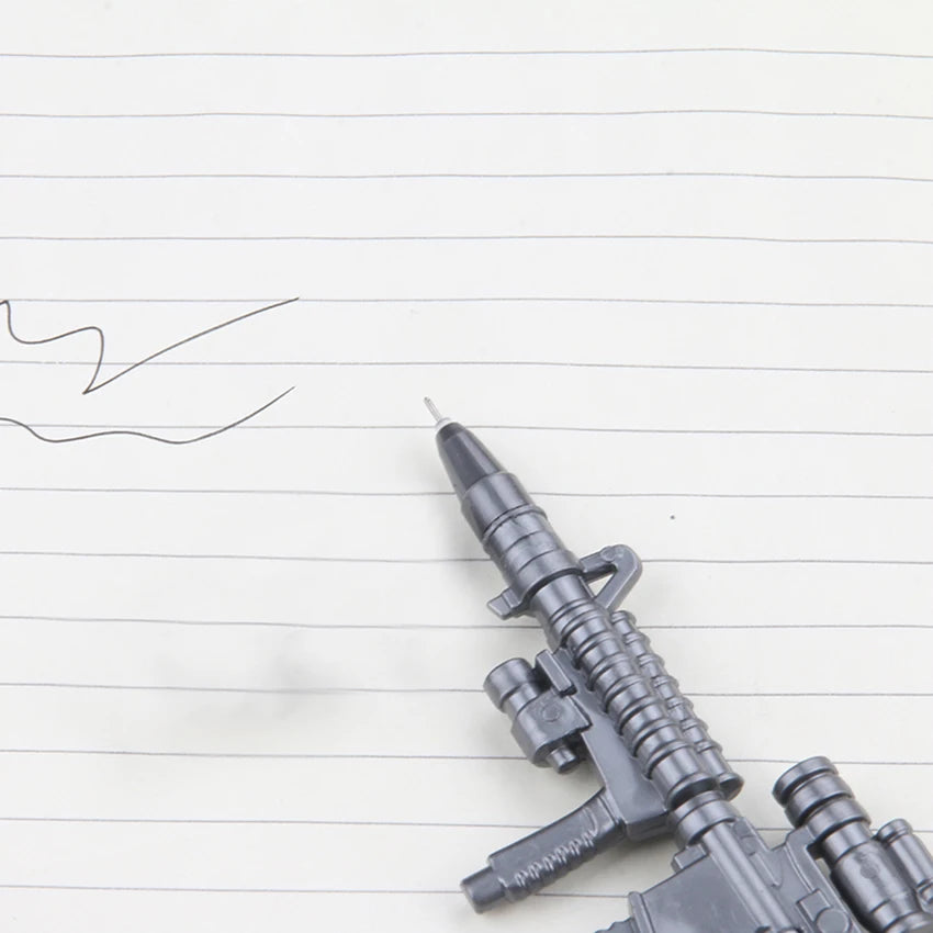 Machine Gun Model Gel Pen – Novelty School Stationery 0.5mm