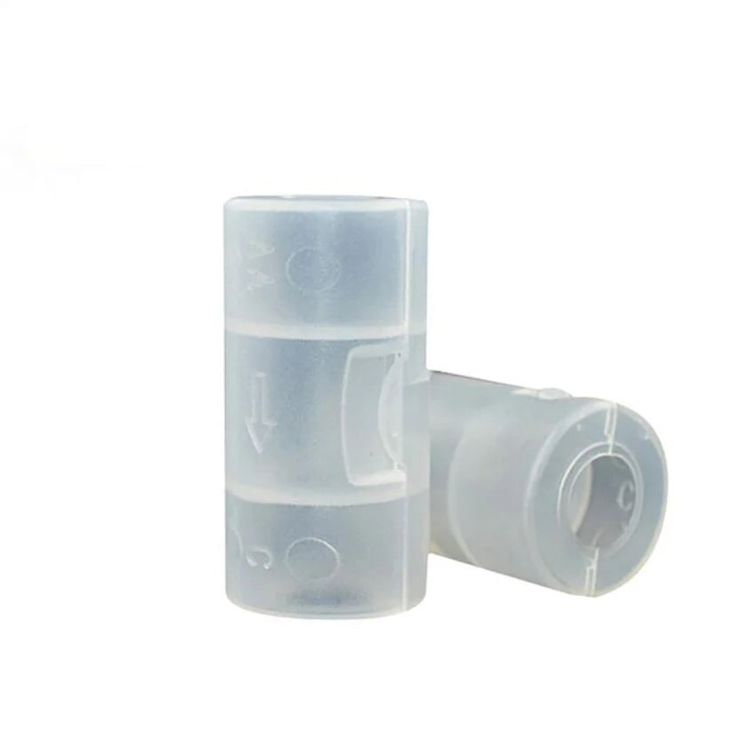 AA to C Size Battery Converter Adapter Holder – Frosted Cover