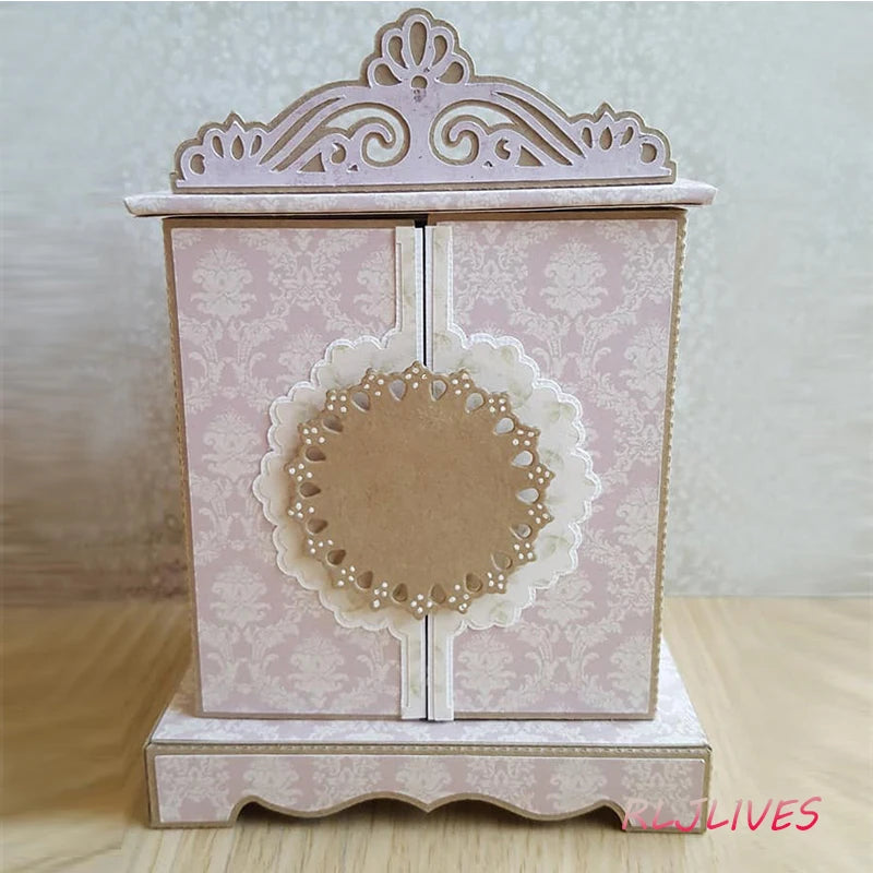 4 Drawer Box Metal Cutting Dies – DIY Scrapbooking Set