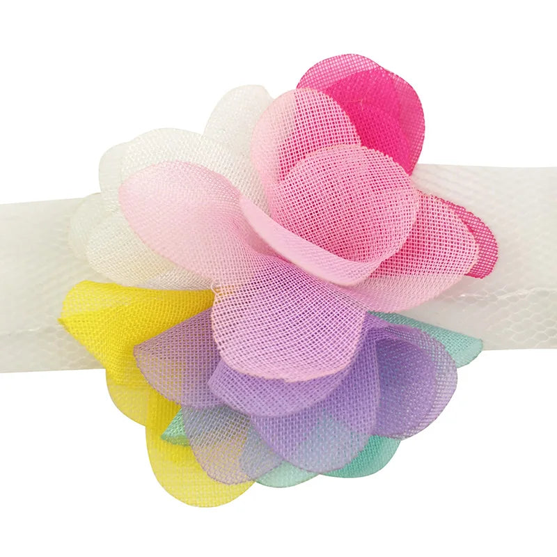 60-Piece Colorful Petal Chiffon Lace Ribbon Set – Crafts & Gifts