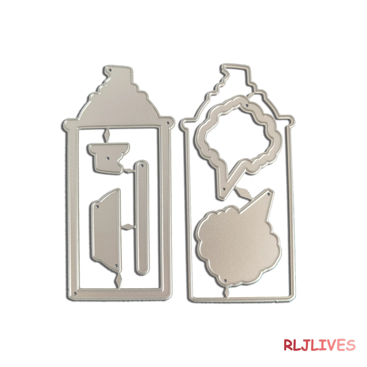 Spray Can Shaker Metal Cutting Dies – DIY Scrapbooking