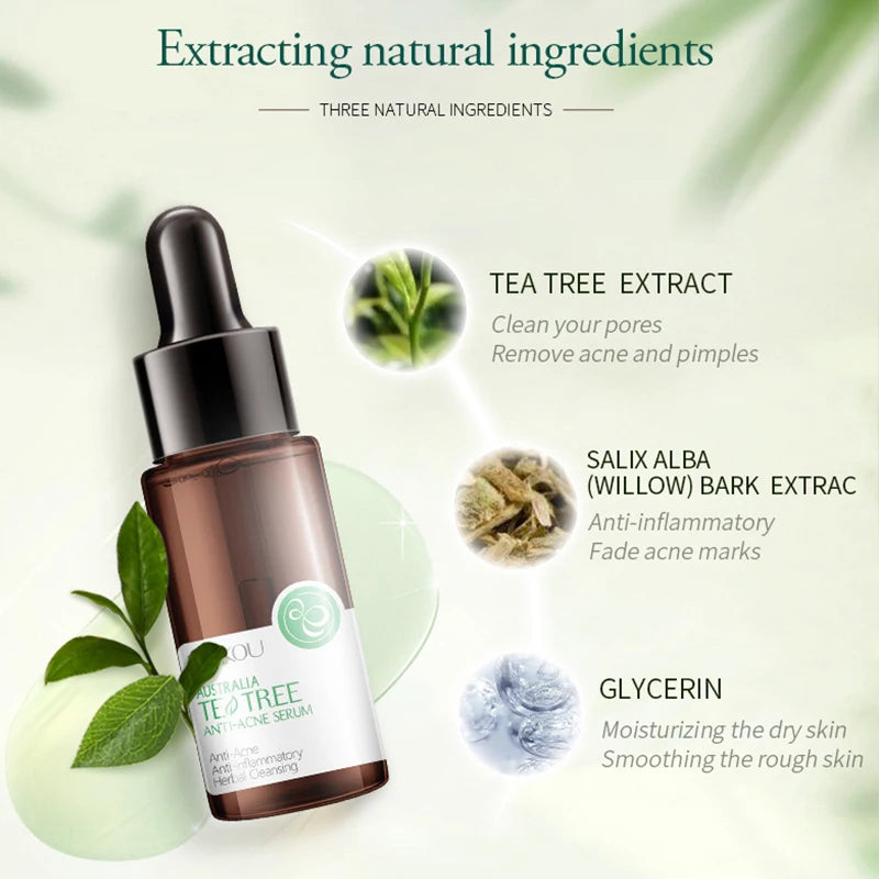 LAIKOU Tea Tree & Green Tea Face Serum | Pore Minimizing