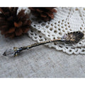Vintage Carved Flower Teaspoon – Silver Coffee & Tea Spoon