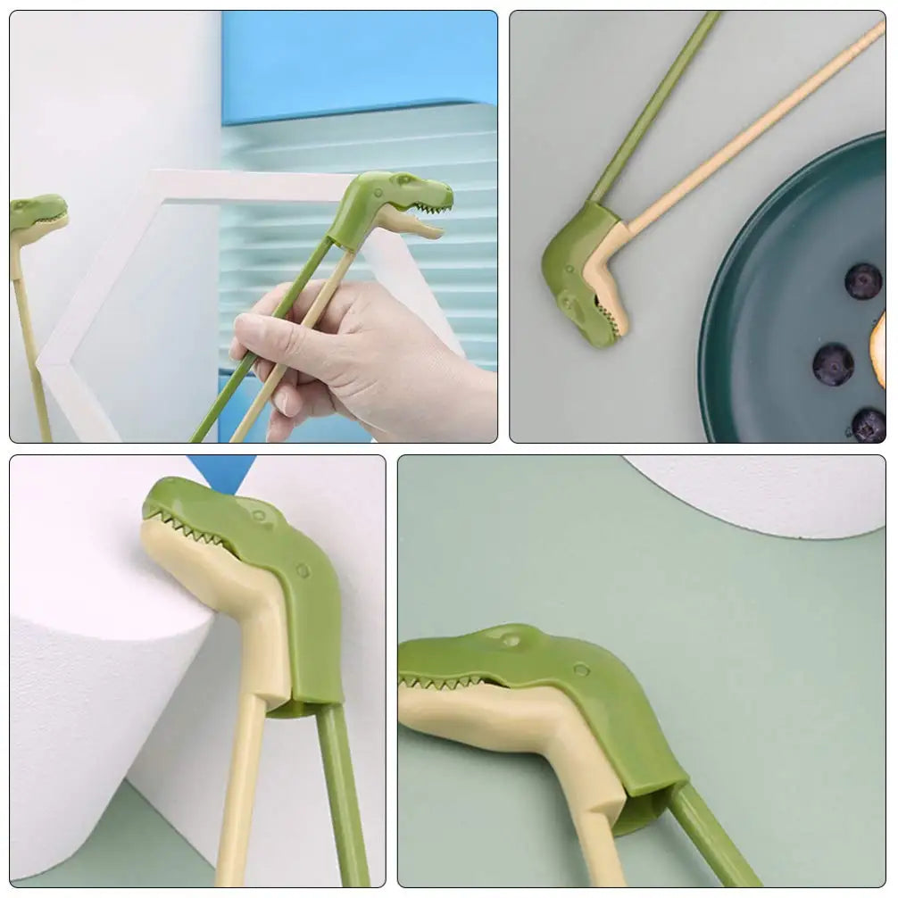 Cartoon Dinosaur Training Chopsticks for Kids – 1 Pair