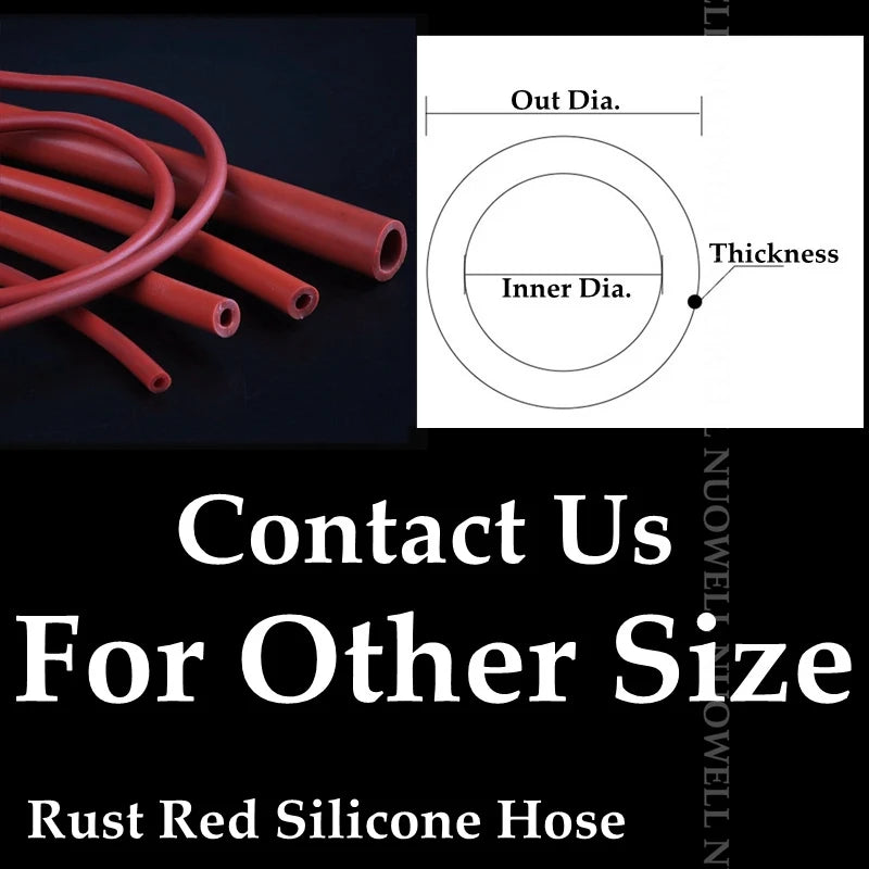 Food Grade Silicone Hose 100cm | Flexible Pipe 2–32mm I.D.