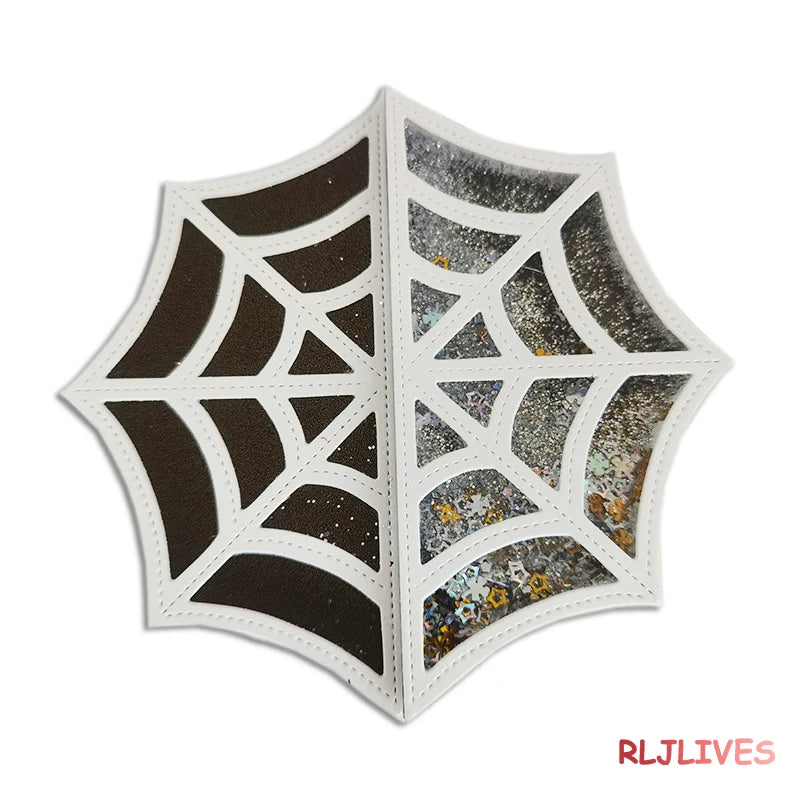 Spider Web Metal Cutting Die Set – DIY Scrapbooking & Cards