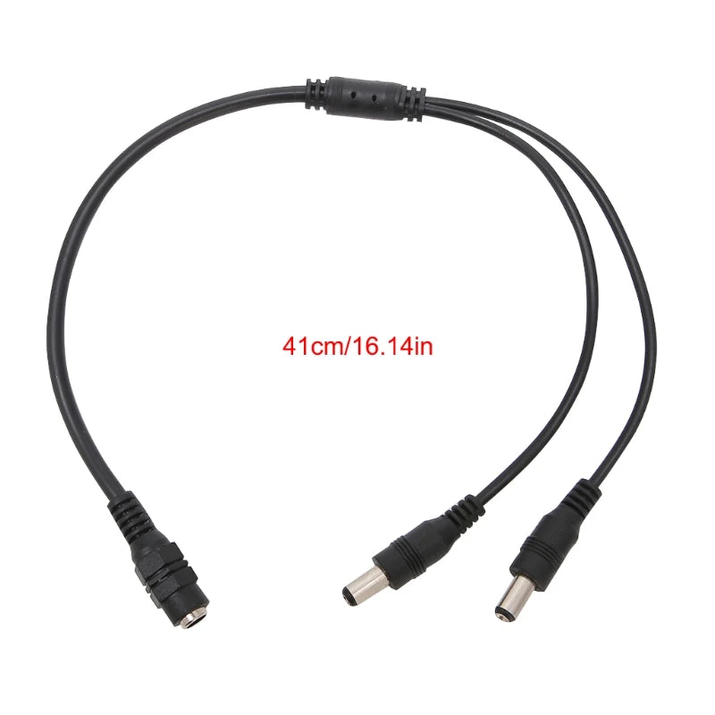 DC Power Splitter 5.5x2.1mm – 1 to 2/4/8 Out Cable Adapter