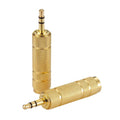 3.5mm to 6.5mm Stereo Jack Adapter | Male to Female Audio Converter