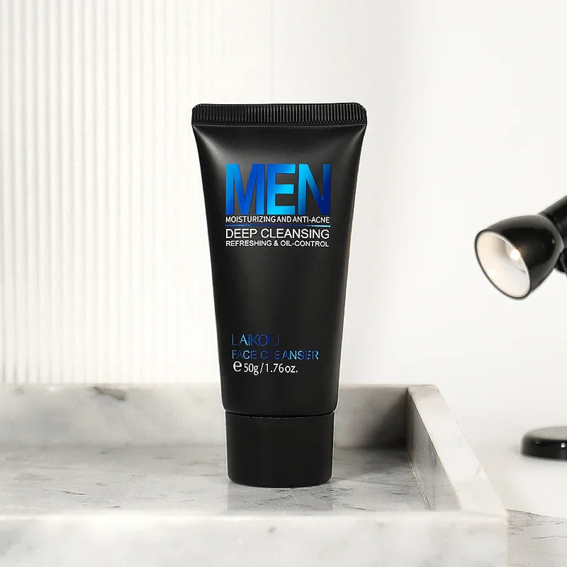 LAIKOU Men's Face Wash – Oil Control & Deep Pore Cleanser