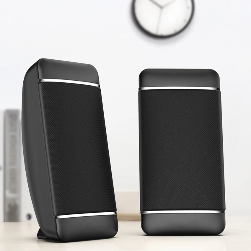 USB Powered Portable Desktop Speakers – Stereo PC Sound