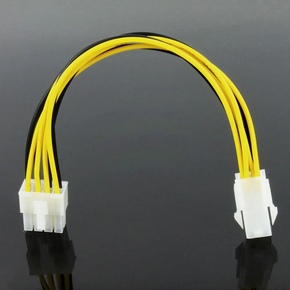 ATX 4-Pin to 8-Pin EPS CPU Power Extension Adapter Cable