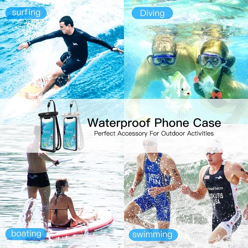 FONKEN Waterproof Phone Pouch – Universal Dry Bag Case