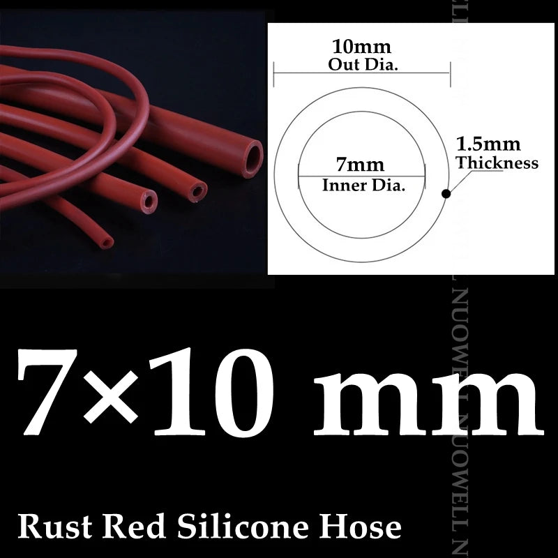 Food Grade Silicone Hose 100cm | Flexible Pipe 2–32mm I.D.