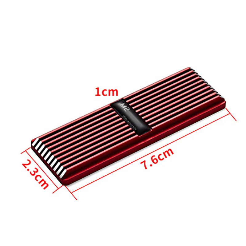 M.2 2280 NVMe NGFF SSD Aluminum Passive Heat Sink | OULLX