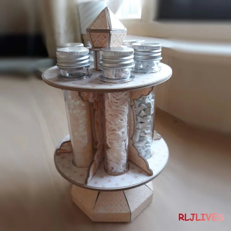 Test Tube Carousel Metal Cutting Dies – DIY Scrapbooking