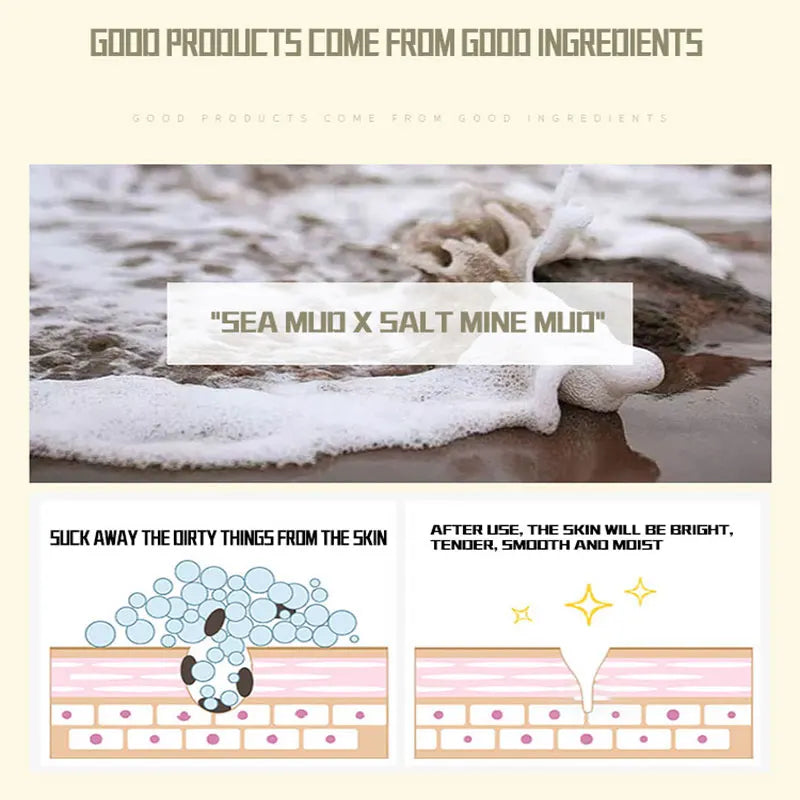 LAIKOU Green Tea Mud Face Mask – Deep Cleansing & Pore Minimizing