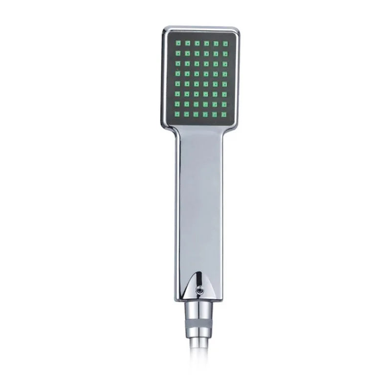 WASOURLF Water-Saving Handheld Shower Head | Chrome Square ABS