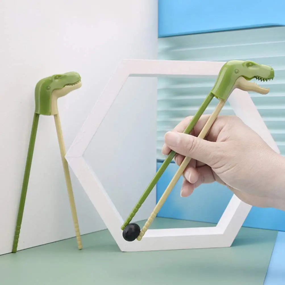 Cartoon Dinosaur Training Chopsticks for Kids – 1 Pair