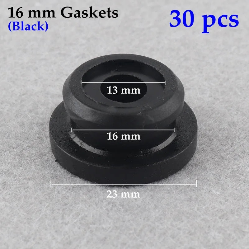 PE Pipe Seal Rings 16–20mm | Garden Irrigation Gaskets 10–100pk