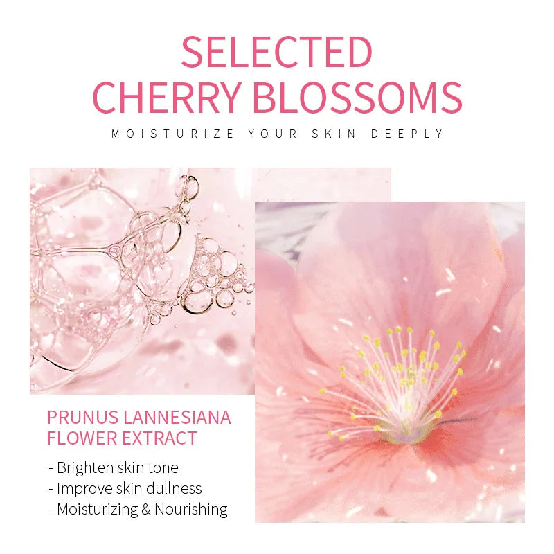 LAIKOU Japan Sakura Facial Cleanser – Deep Clean & Oil Control