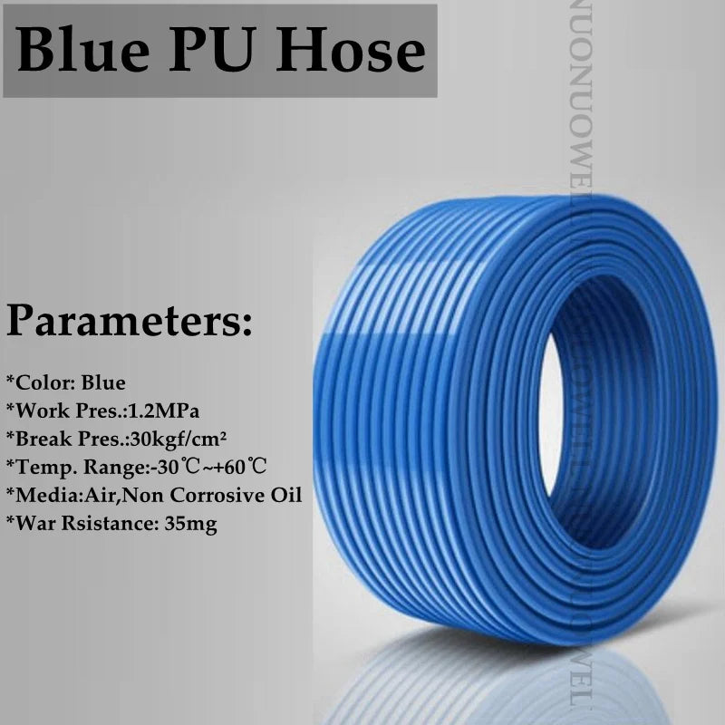 PU Polyurethane Pneumatic Air Hose 2M | 4–12mm High Pressure