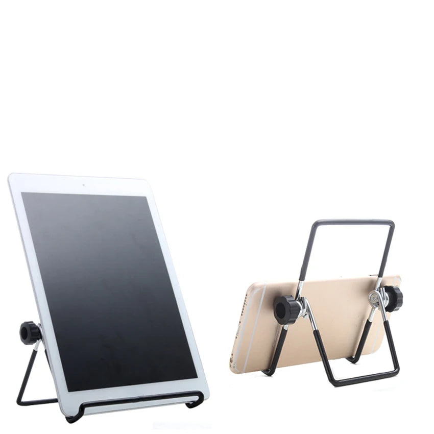 Metal Foldable Tablet & Phone Stand – 2 Sizes, Adjustable