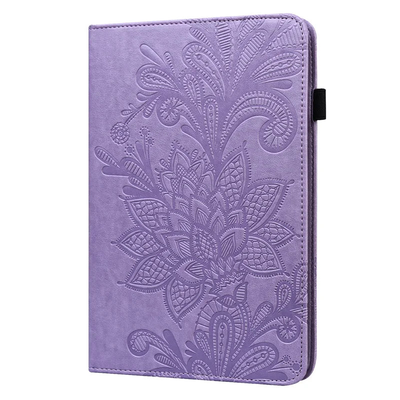 Samsung Galaxy Tab A 10.1 2016 Embossed Wallet Case T580 T585