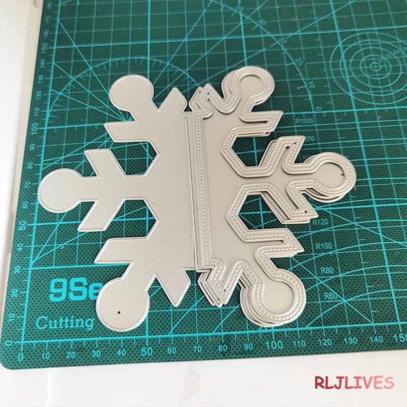Snowflake Bag Topper Metal Cutting Die | DIY Scrapbooking