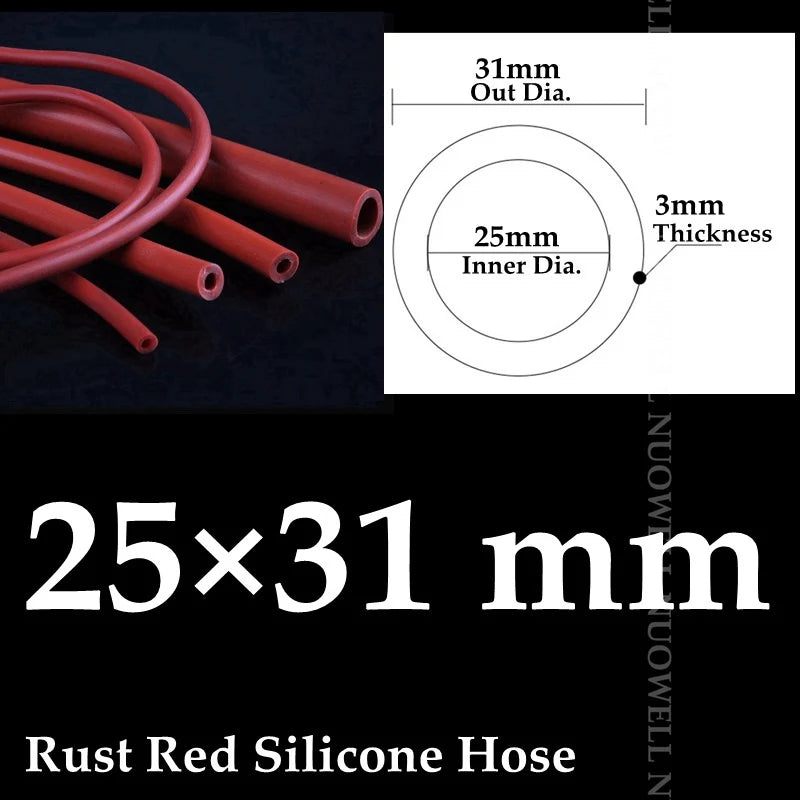 Food Grade Silicone Hose 100cm | Flexible Pipe 2–32mm I.D.